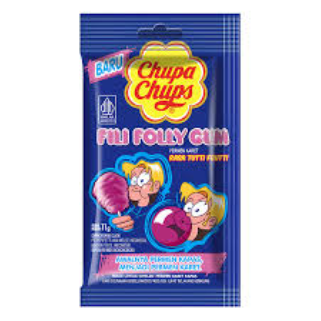 CHUPA CHUPS FILI FOLLY GUM TUTTI FRUITTI 11G